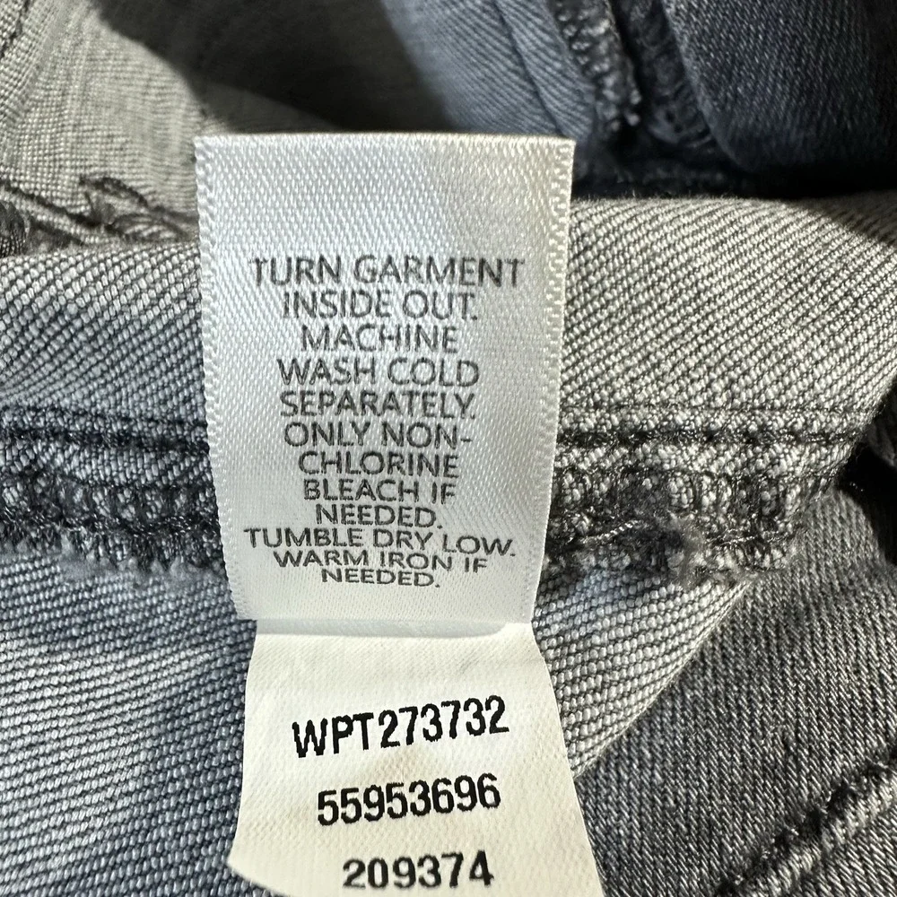 J Jill Denim Women's High‎ Rise Flare Jeans Women's Size 12 Gray EUC